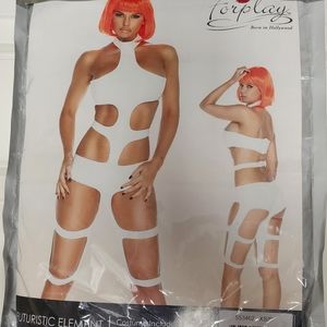 Fifth Element Leeloo Costume Cosplay
